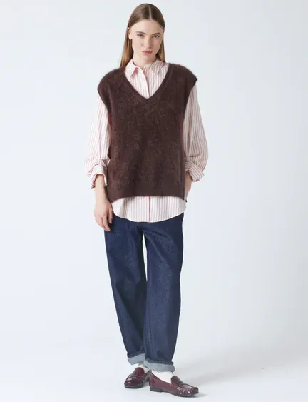 Chaleco Miriam Brownie Absolut Cashmere