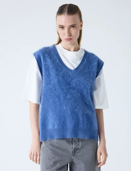 Chaleco Miriam Denim Absolut Cashmere