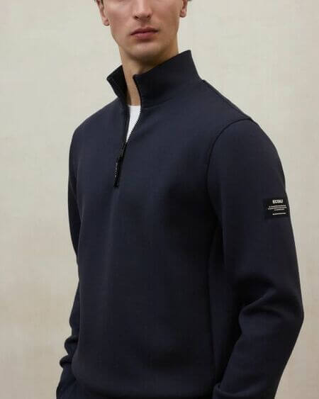 Sudadera Betren Azul Ecoalf