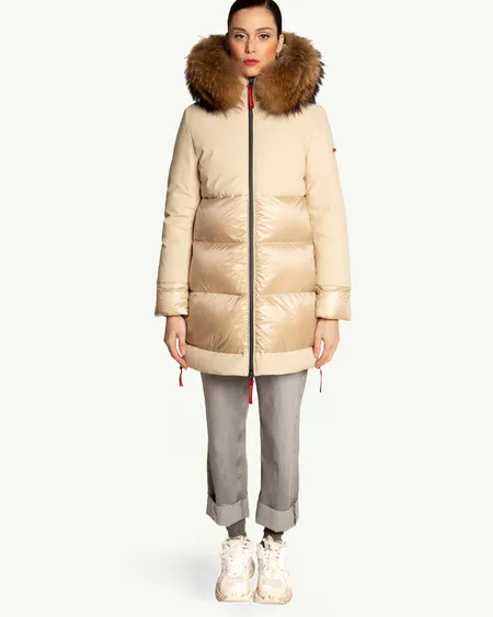 Abrigo Lorea Beige Dichi