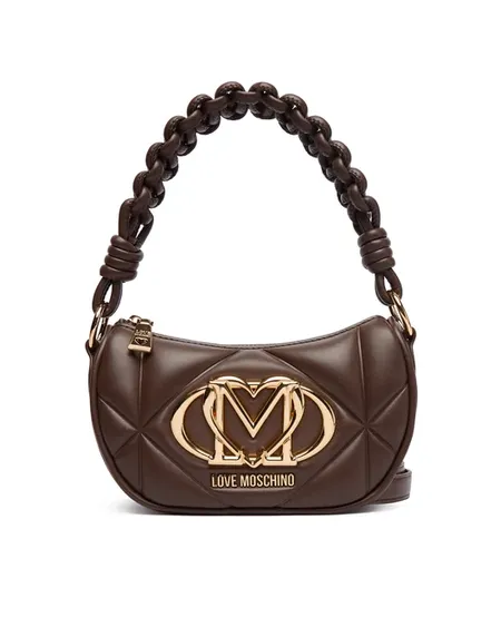 Bolso Acolchado Asa Trenzada Love Moschino