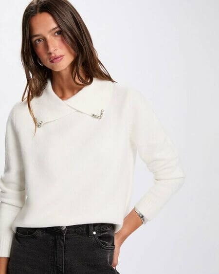 Jersey Cuello Joya Mistral Morgan De Toi