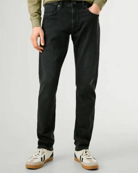 Pantalón Slim Gymdigo Track Black Pepe Jeans