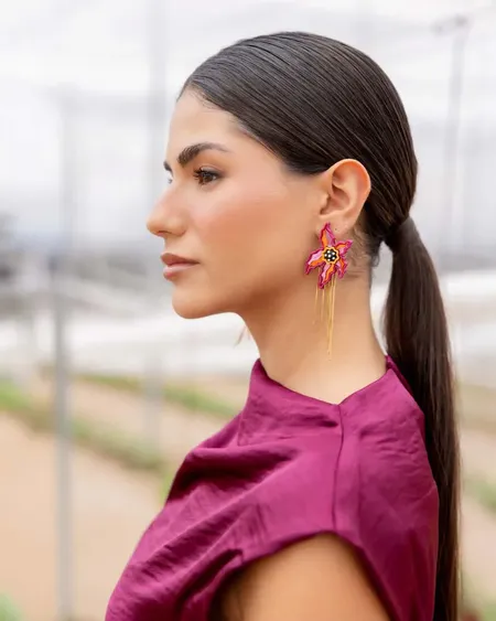 Flor Pepino Color Cadenas Crisálida Lausett