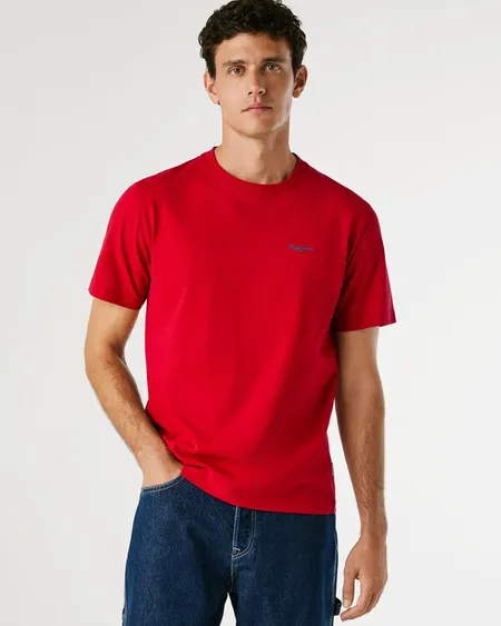 Camiseta Contrast Connor Rugby Red Pepe Jeans