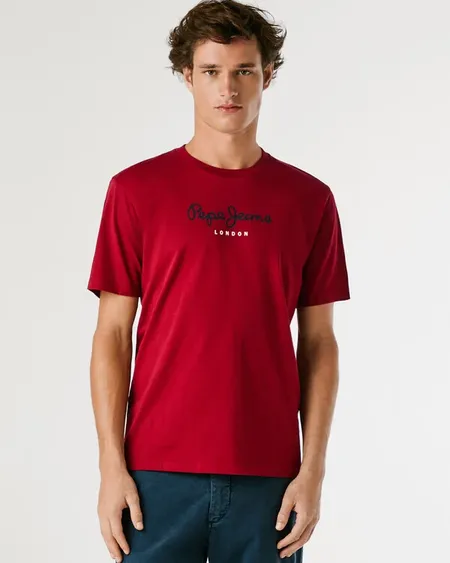 Camiseta Eggo N Merlot Red Pepe Jeans