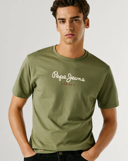 Camiseta Eggo N Military Green Pepe Jeans