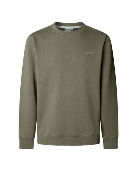 Sudadera Macbeth Crew Military Green Pepe Jeans