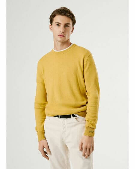 Jersey Andre Crew Amarillo Pepe Jeans