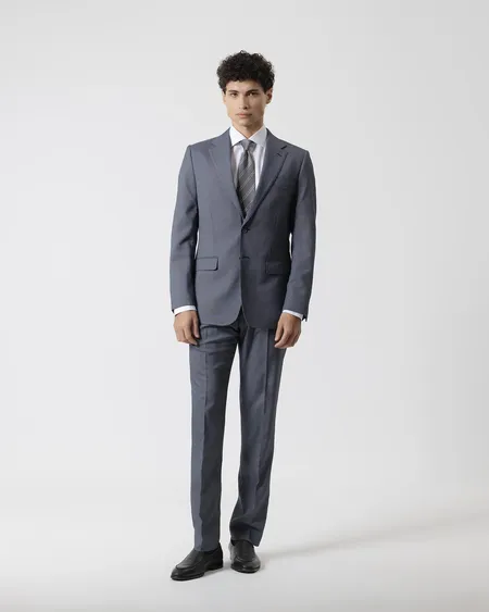Traje Estructura Grisaceo Puro Ego