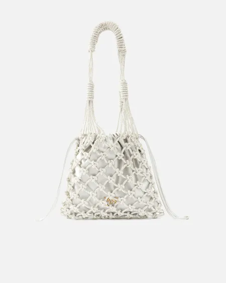 Bolso Strass Silver Pinko