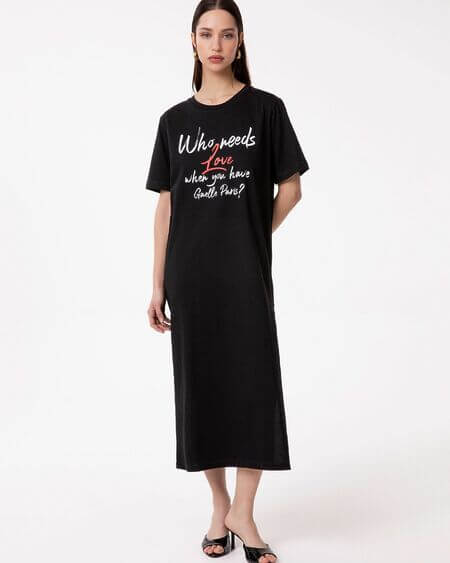 Vestido largo punto Gaëlle