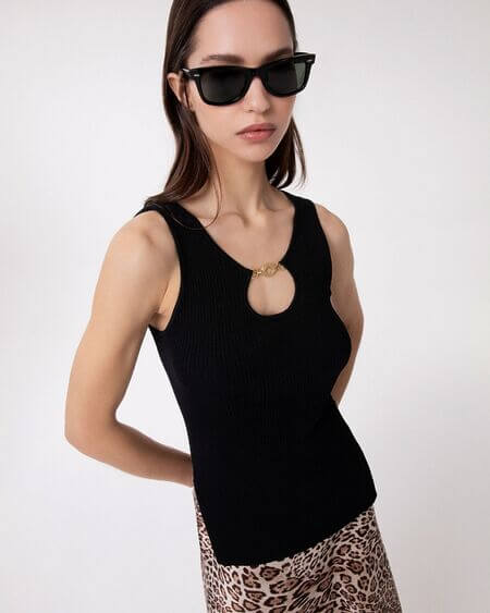 Camiseta de tirantes de punto Gaëlle