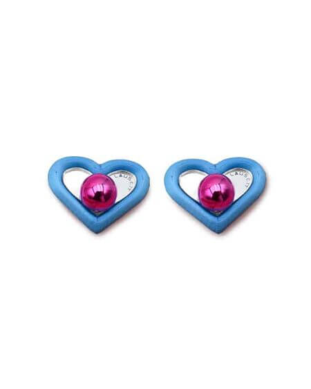 Corazón Inflado Azul Besties Lausett