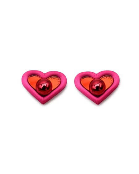 Corazón Inflado Fucsia Besties Lausett