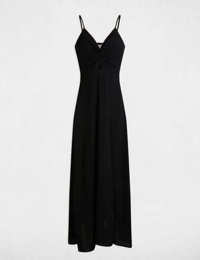 robe-longue-droite-fendue-noir-femme-vue3-32536311038950979