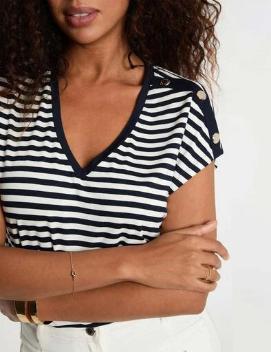 t-shirt-raye-col-v-bleu-marine-femme-vue4-32536311047220926