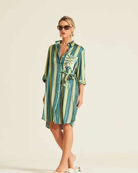 Vestido Lluvia Verde Oky