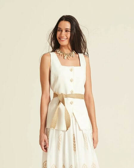 Top Rista Blanco Oky