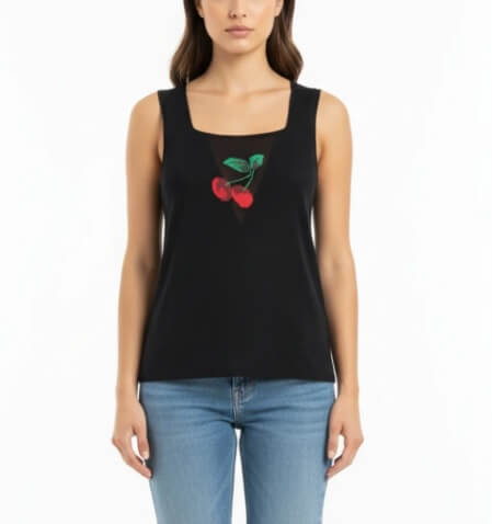 Top Punto Cherries Twinset