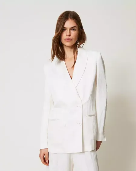 Chaqueta Raso Jacquard Twinset