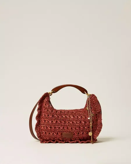 Bolso Croissant Brown Henna Twinset