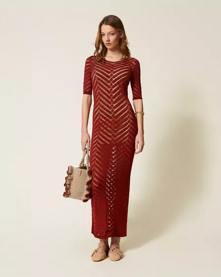 Vestido Punto Espiga Twinset