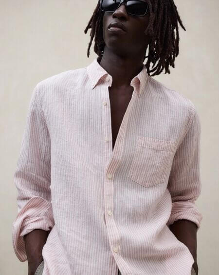 Camisa Adan Light Pink Ecoalf