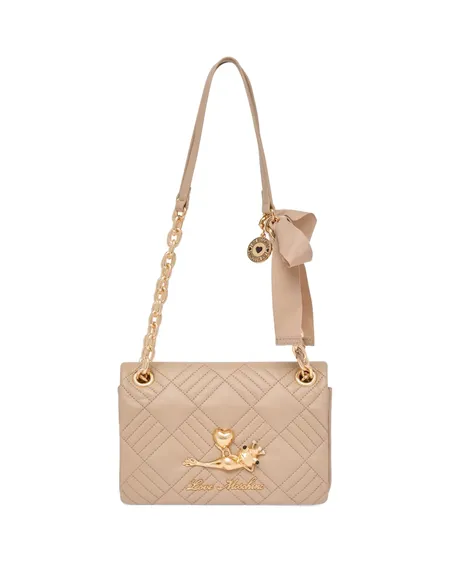Bolso Acolchado Cadena Love Moschino