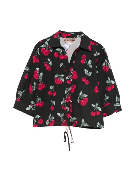 Camisa Cherries Black Twinset