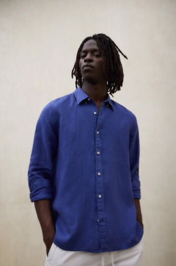 Camisa Malibu Blue Indigo Ecoalf