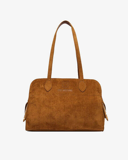 Bolso Hombro Hide Love Moschino