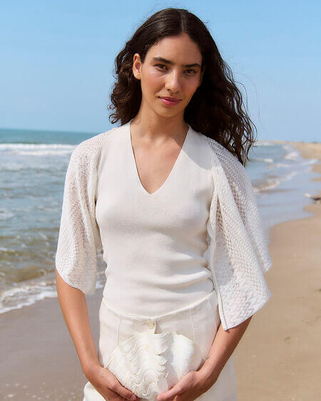 Top Con Mangas Capa Sita Murt