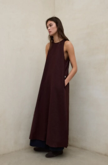 Vestido Ukara Cocoa Ecoalf