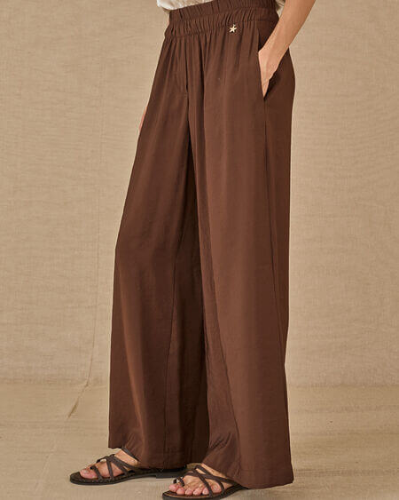 Pantalón Amplio Con Elástico Souvenir