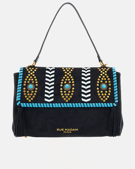 Bolso Les Jours Xl Etnic Black Rue Madam