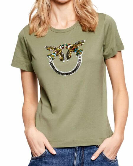 Camiseta Quentin Verde Pinko