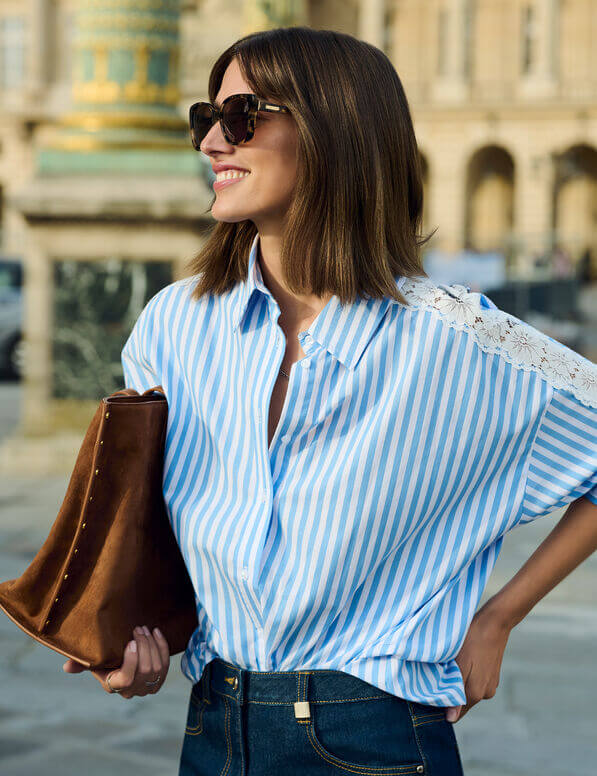 chemise-manches-longues-rayee-multicolore-femme-vue1-32536311038550900