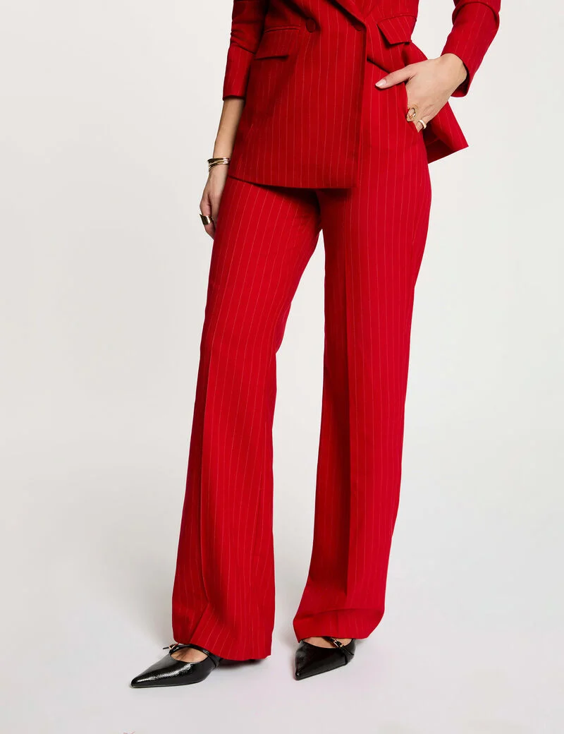 pantalon-droit-taille-haute-rouge-femme-vue5-32536311049241023