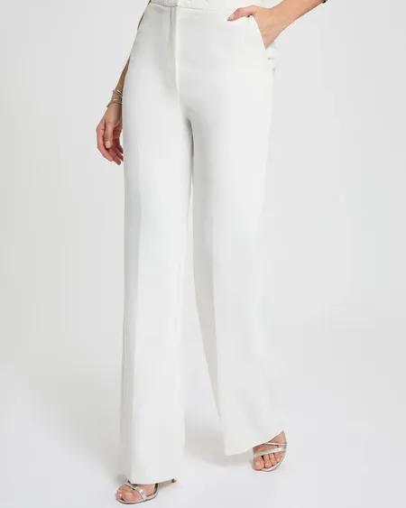 Pantalón AnchoTiro alto Pana Morgan De Toi