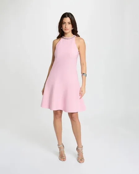 Vestido Punto Pedreria Rmdiane Morgan De Toi