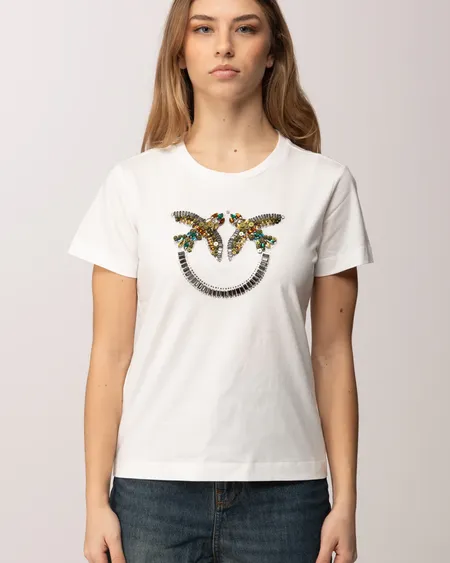 Camiseta Quentin Blanco Pinko