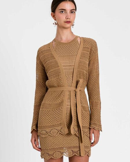 Cárdigan Punto Cork Twinset