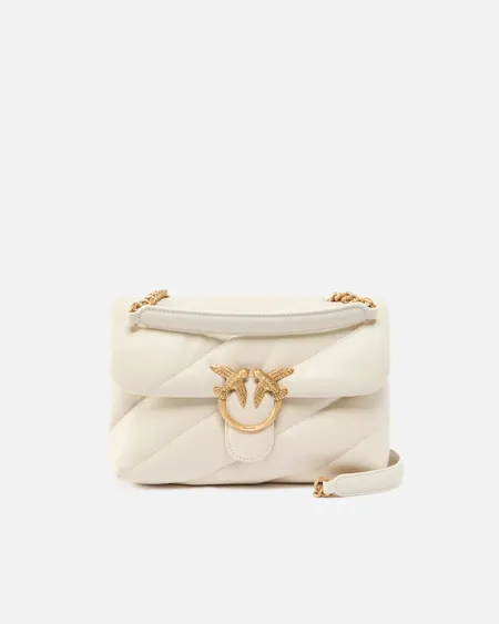 Bolso Love Puff Maxi Quilt White Pinko