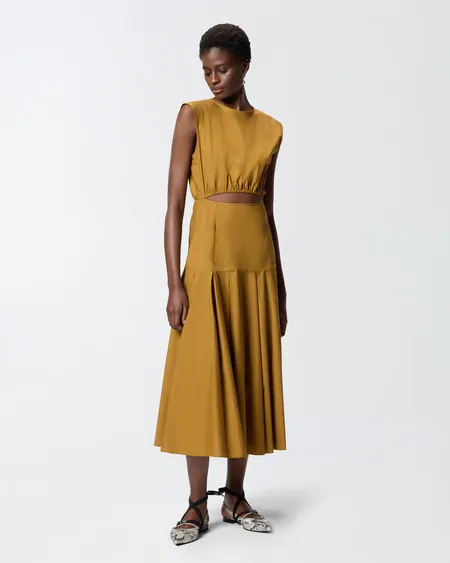 Vestido Suzzara Bronce Pinko