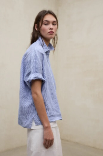 Camisa Melania Stripes Ecoalf