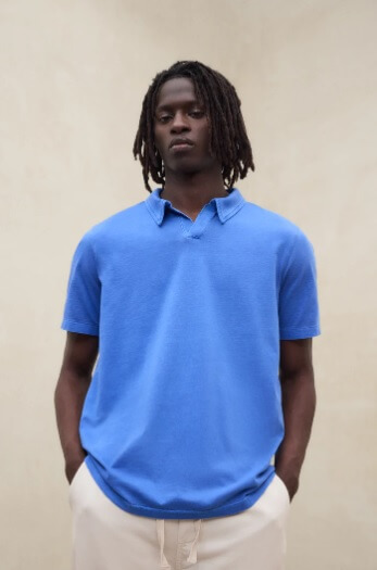 Polo Enzo Pacific Blue Ecoalf