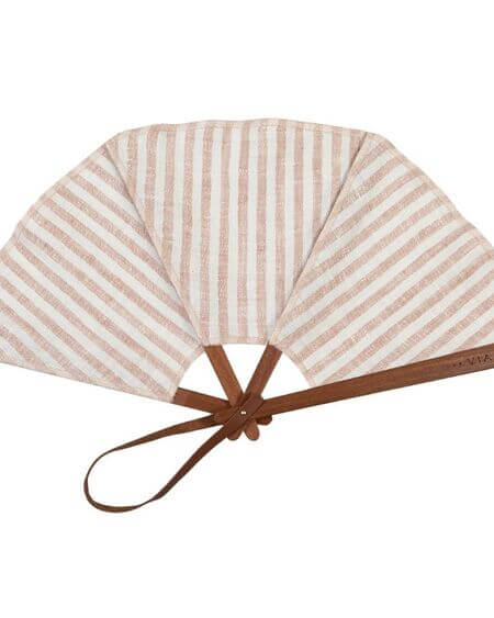 Abanico Noray Rosa The Viana Fan