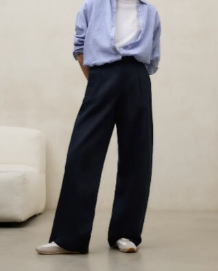 Pantalón Miel Linen Ecoalf
