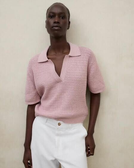 Polo Anna Dusty Rose Ecoalf